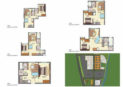 Image of 580 Sq.ft 1 BHK Apartment / Flat for sale in Lodha Codename Golden Dream, Palava Phase 2, Thane for Rs. 3100000