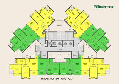 Image of 1290 Sq.ft 2 BHK Apartment / Flat for sale in Windermere, Bhayandar West, Mira Bhayandar for Rs. 11800000