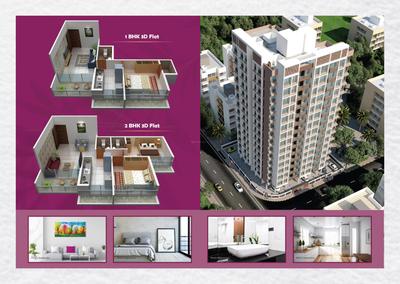 Image of 680 Sq.ft 1 BHK Apartment / Flat for sale in Chaitanya Pralhad, Karanjade, Navi Mumbai for Rs. 5000000