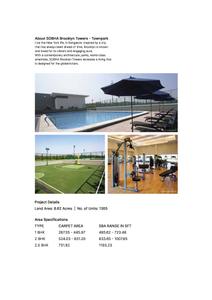 Image of 1865 Sq.ft 3 BHK Apartment / Flat for sale in Sobha Brooklyn Towers Town Park Phase 2 W2, Yadavanahalli, Bengaluru for Rs. 24500000