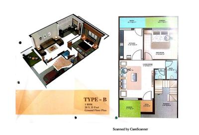 Image of 1100 Sq.ft 2 BHK Independent House for sale in Ms Entire Tanishq Residency, Andada, Ankleshwar for Rs. 4551000