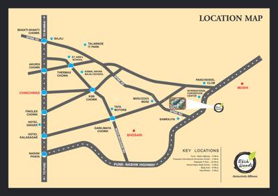 Image of 1000 Sq.ft 2 BHK Apartment / Flat for sale in Rama Rich Woods, Spine Road, Pune for Rs. 7020000