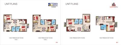 Image of 550 Sq.ft 1 BHK Apartment / Flat for sale in Town Empire City, Saravanampatty, Coimbatore for Rs. 4000000