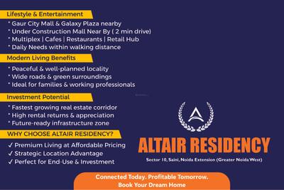 Image of 750 Sq.ft 1 BHK Apartment / Flat for sale in Vihaan Altair Residency, Noida Extension, Greater Noida for Rs. 3349000