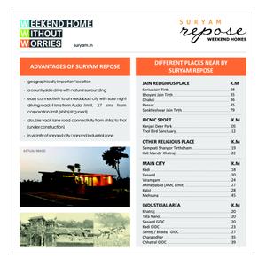 Image of 554 Sq.ft Residential Plot / Land for sale in Suryam Repose, Jesangpura, Mehsana for Rs. 6648000