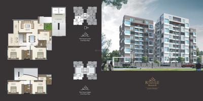 Image of 1250 Sq.ft 3 BHK Apartment / Flat for sale in Rosedale Heights, Bhayli, Vadodara for Rs. 8000000