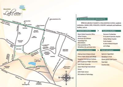 Image of 2400 Sq.ft Residential Plot / Land for sale in Millennia Lake View, Gattahalli, Bengaluru for Rs. 19000007