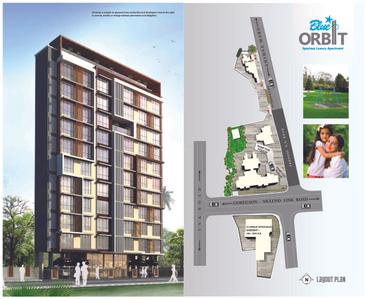 Image of 950 Sq.ft 2 BHK Apartment / Flat for sale in Atul Blue Orbit Phase 3, Malad West, Mumbai for Rs. 18000000