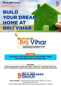 Image of 1200 Sq.ft Residential Plot / Land for sale in Shubham Brij Vihar, Panchderiya, Indore for Rs. 3780000