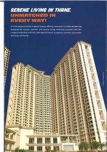 Image of 520 Sq.ft 1 BHK Apartment / Flat for sale in JP North Imperial Greens Tower 1, Thane West, Thane for Rs. 4300000