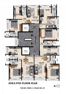Image of 950 Sq.ft 2 BHK Apartment / Flat for sale in Meghna Riviera, Goregaon West, Mumbai for Rs. 21000000