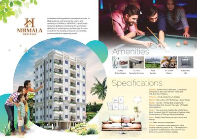 Image of 1307 Sq.ft 3 BHK Apartment / Flat for sale in AN Nirmala Heritage, Lake Town, Kolkata for Rs. 7500000