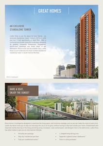 Image of 1000 Sq.ft 2 BHK Apartment / Flat for sale in Lodha Vista, Lower Parel, Mumbai for Rs. 40000000