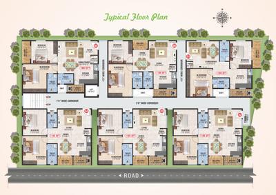 Image of 1095 Sq.ft 2 BHK Apartment / Flat for sale in Murari Kalpavruksham, Medahalli, Bengaluru for Rs. 6270000