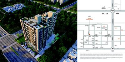 Image of 1530 Sq.ft 3 BHK Apartment / Flat for sale in Swamarvella Swastik Marvella, Chandkheda, Ahmedabad for Rs. 8500000