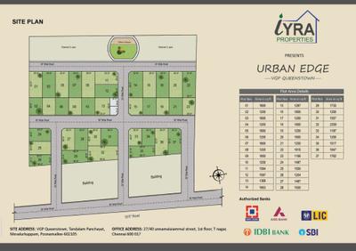 Image of 2400 Sq.ft Residential Plot / Land for sale in Urban Edge Phase II, Mevalurkuppam, Chennai for Rs. 7200000