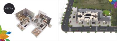 Image of 1165 Sq.ft 2 BHK Apartment / Flat for sale in Waghere Rajveer Nucleus, Wakad, Pune for Rs. 8400000