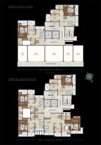 Image of 782 Sq.ft 1 BHK Apartment / Flat for sale in Swastik Heights Wing A, Bhayandar East, Mira Bhayandar for Rs. 7150000