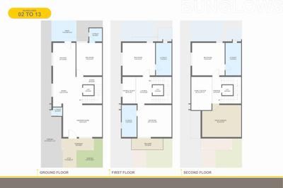 Image of 1440 Sq.ft 4 BHK Villa for sale in Radhe Vrundavan Villa, Raysan, Gandhinagar for Rs. 27500000