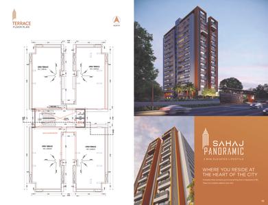 Image of 2115 Sq.ft 3 BHK Apartment / Flat for sale in Sahaj Panoramic, Pal Gam, Surat for Rs. 9623250