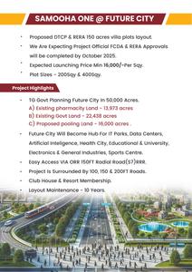 Image of 180 Sq.ft Residential Plot / Land for sale in Future City, Nandiwanaparthy, Hyderabad for Rs. 2300000