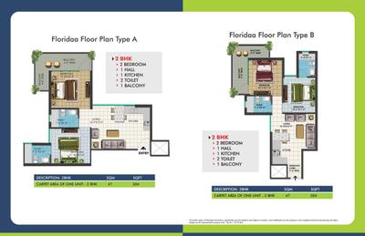 Image of 580 Sq.ft 2 BHK Apartment / Flat for sale in Origin Floridaa, Sector 82, Faridabad for Rs. 4350000