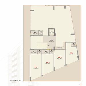 Image of 950 Sq.ft 2 BHK Apartment / Flat for sale in Pyramid Shreyash 2, Ambawadi, Ahmedabad for Rs. 6000000