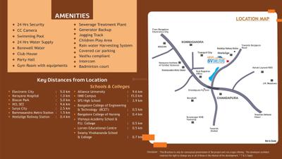 Image of 1180 Sq.ft 3 BHK Apartment / Flat for sale in MDVR SV Shelters, Bommasandra, Bengaluru for Rs. 8500000