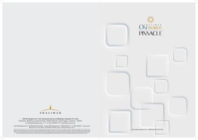 Shalimar One World Pinnacle Brochure 1