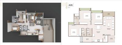 Image of 1755 Sq.ft 3 BHK Apartment / Flat for sale in Aditya Prime Dulicate, Vaishno Devi Circle, Ahmedabad for Rs. 7500000