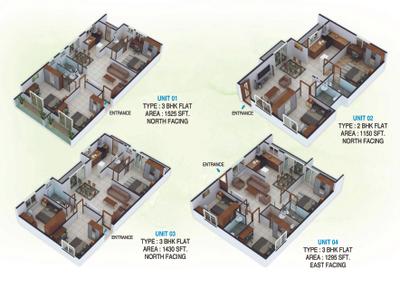 Image of 1140 Sq.ft 2 BHK Apartment / Flat for sale in Sai Gnanajyothi, Gottigere, Bengaluru for Rs. 8337500