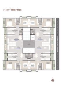 Image of 1060 Sq.ft 2 BHK Apartment / Flat for sale in Pinnacle Elanza, Indira Nagar, Nashik for Rs. 4750000
