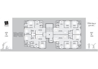 Image of 1125 Sq.ft 3 BHK Apartment / Flat for sale in Shyam Akash Parisar, Chanakyapuri, Ahmedabad for Rs. 7300000