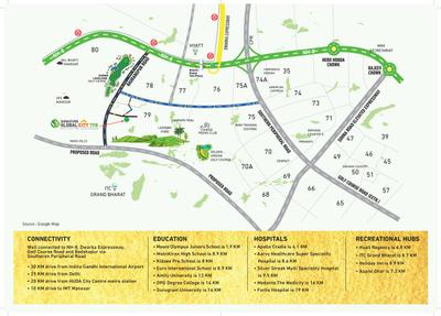 Image of 1556 Sq.ft 3 BHK Builder Floor for sale in Signature Global City Phase 1, Sector 79, Gurgaon for Rs. 9300000