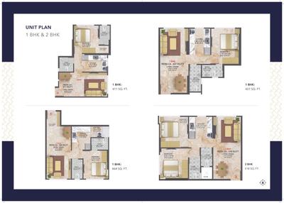 Image of 480 Sq.ft 1 BHK Apartment / Flat for sale in Sayba Elegant, Kurla East, Mumbai for Rs. 11200000