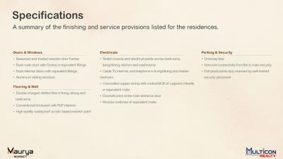Multicon Maurya Regency Brochure 20