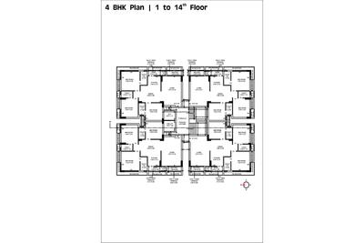 Image of 1250 Sq.ft 3 BHK Apartment / Flat for sale in Shrinathji Karma Skylife, Ghanteshwer, Rajkot for Rs. 4499000