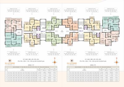 Image of 1000 Sq.ft 2 BHK Apartment / Flat for sale in Balaji Siddhi Prime, Ambegaon Budruk, Pune for Rs. 7800000