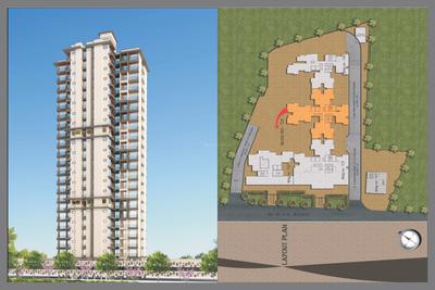 Image of 1050 Sq.ft 2 BHK Apartment / Flat for sale in Westin Ellora Heights, Mira Road East, Mira Bhayandar for Rs. 8800000