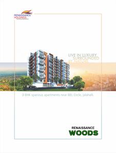Image of 1525 Sq.ft 3 BHK Apartment / Flat for sale in Renaissance Woods, Jalahalli, Bengaluru for Rs. 14000000
