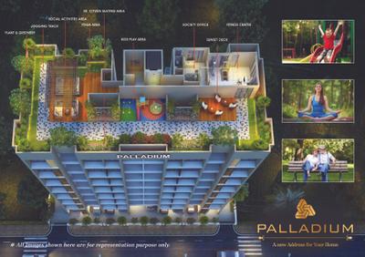 Image of 900 Sq.ft 1 BHK Apartment / Flat for sale in Pushpak Palladium, Kharghar, Navi Mumbai for Rs. 6900000