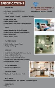 Image of 1750 Sq.ft 4 BHK Apartment / Flat for sale in Evermark Diamond Residency 2 by Evermark Realtors, Sector 73, Noida for Rs. 8750000