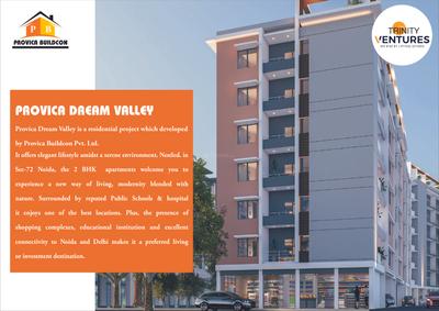 Image of 1000 Sq.ft 2 BHK Apartment / Flat for sale in Trinity Provica Dream Valley, Sector 72, Noida for Rs. 5187000