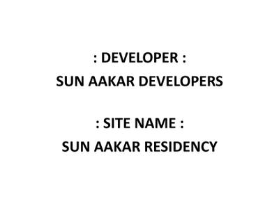 Sun Aakar Sun Aakar Residency Brochure 1