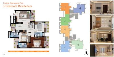 Image of 1850 Sq.ft 3 BHK Apartment / Flat for sale in Prabhat Heights, Crossings Republik, Ghaziabad for Rs. 14000000
