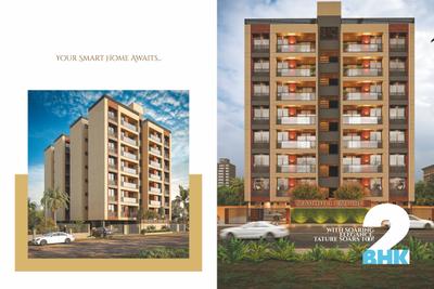 Image of 700 Sq.ft 2 BHK Apartment / Flat for sale in Raghav Madhuli Empire, Vatva, Ahmedabad for Rs. 3650000