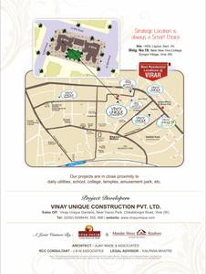 Image of 503 Sq.ft 1 BHK Apartment / Flat for sale in Vinay Unique Corner, Virar East, Virar for Rs. 2900000