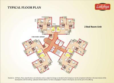 Image of 1275 Sq.ft 2 BHK Builder Floor for sale in Lakshya Heights A To E, Sector B Ansal API, Lucknow for Rs. 7100000