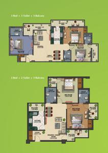 Image of 1200 Sq.ft 2 BHK Apartment / Flat for sale in Windsor Court, Kulhan, Dehradun for Rs. 9000000