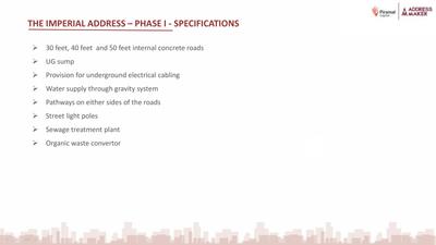 Image of 1500 Sq.ft Residential Plot / Land for sale in The Address The Imperial Address Phase I, Anekal, Bengaluru for Rs. 11250000